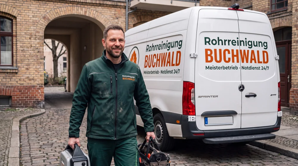 Anfahrt zum Kunden — Matthias Buchwald im Einsatz