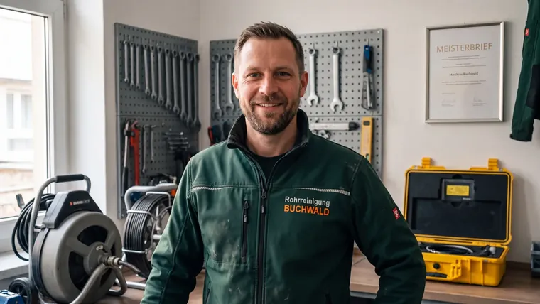 Matthias Buchwald – Rohrreinigungsmeister aus dem Familien-Meisterbetrieb